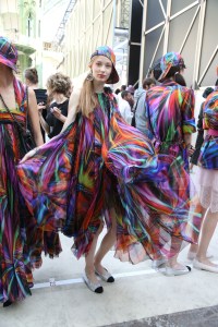 Backstage at Chanel RTW Spring 2017