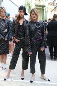Backstage at Chanel RTW Spring 2017