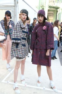 Backstage at Chanel RTW Spring 2017
