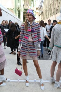Backstage at Chanel RTW Spring 2017
