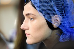 Backstage at Givenchy RTW Spring 2017