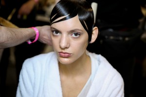 Backstage at Givenchy RTW Spring 2017