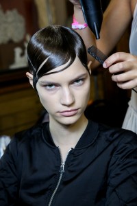Backstage at Givenchy RTW Spring 2017
