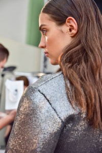 Backstage at Mugler RTW Spring 2017
