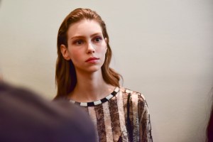 Backstage at Nina Ricci RTW Spring 2017