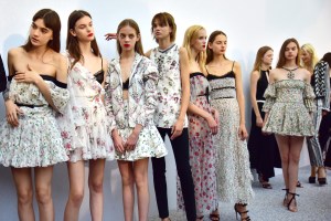 Backstage at Giambattista Valli RTW Spring 2017