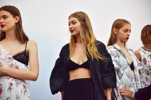 Backstage at Giambattista Valli RTW Spring 2017