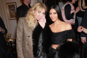 Courtney Love and Kim Kardashian