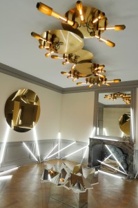 The scene at the Dom Pérignon dinner in Versailles