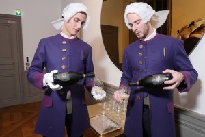 The scene at the Dom Pérignon dinner in Versailles