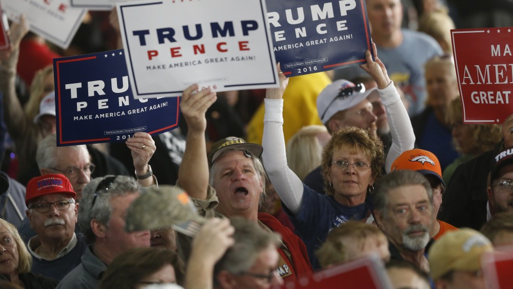 Donald Trump Supporters at Rally October 2018