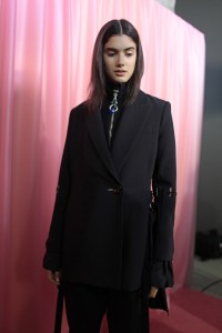 Backstage at Ellery RTW Spring 2017