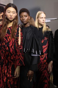 Backstage at Ellery RTW Spring 2017
