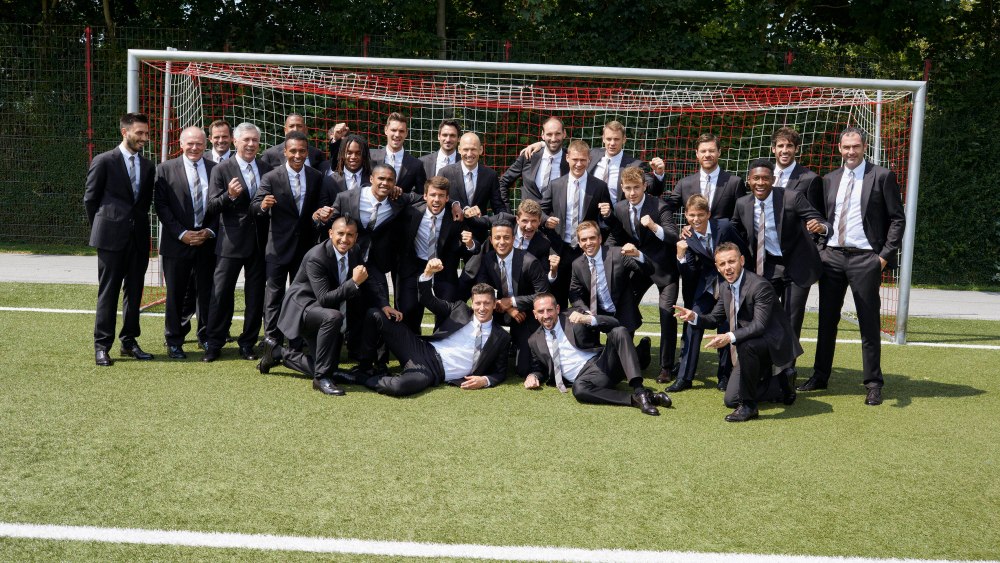 The official team photo shot by Juergen Teller