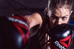 Behind the scenes with Gigi Hadid for Reebok's new #PerfectNever campaign