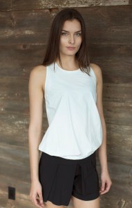 A look from Hilary Swank's ath-leisure label Mission.