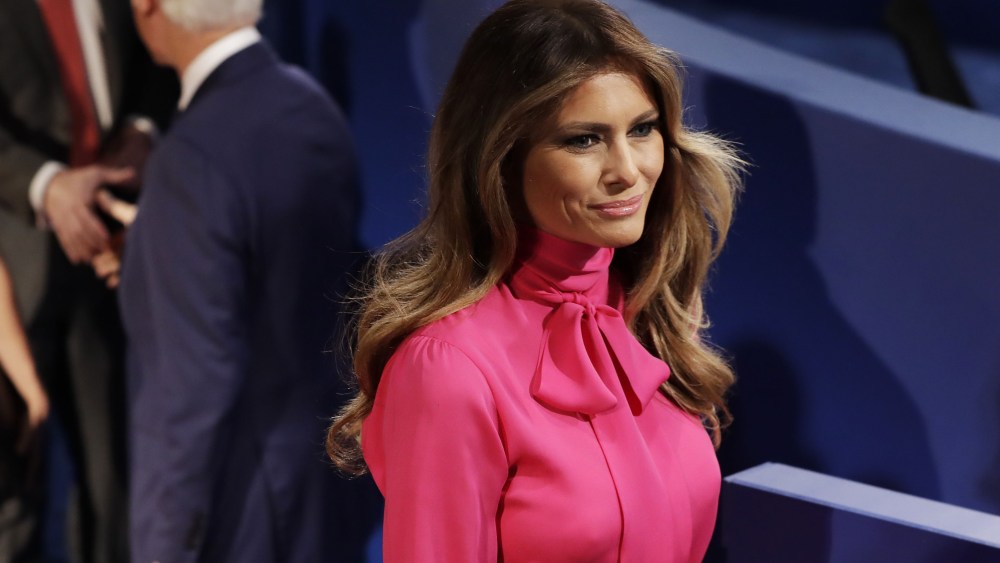 Melania Trump Pussy Bow Gucci Blouse