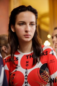 Backstage at Stella McCartney RTW Spring 2017