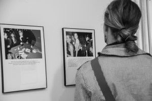 The atosphere at 'Supermodels at the End of Time' Exhibition.
