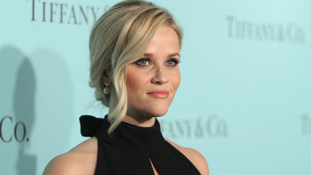 Resse Witherspoon at the Tiffany & Co. store renovation unveiling.
