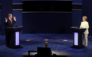 Campaign 2016 Debate trump clinton