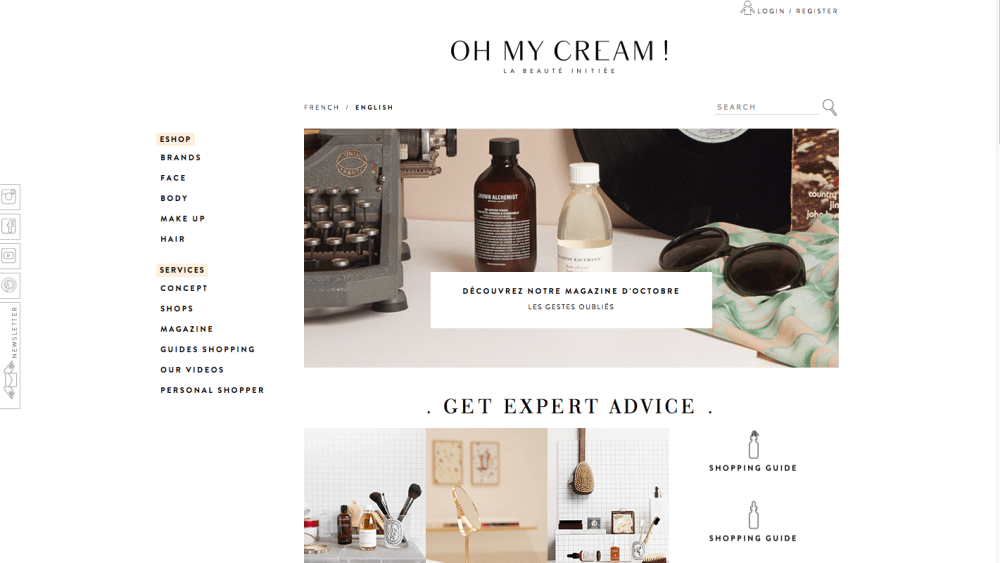 Oh My Cream online