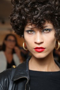 Backstage at Vanessa Seward RTW Spring 2017