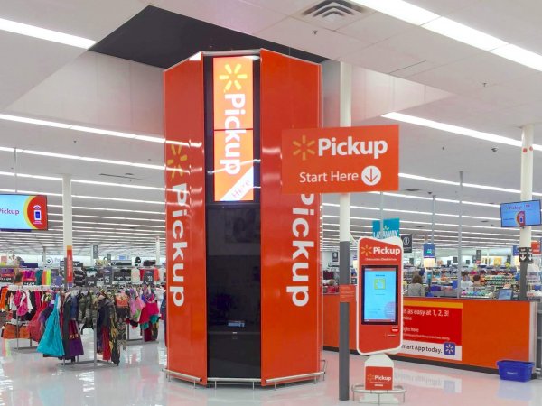 Walmart BOPIS machine