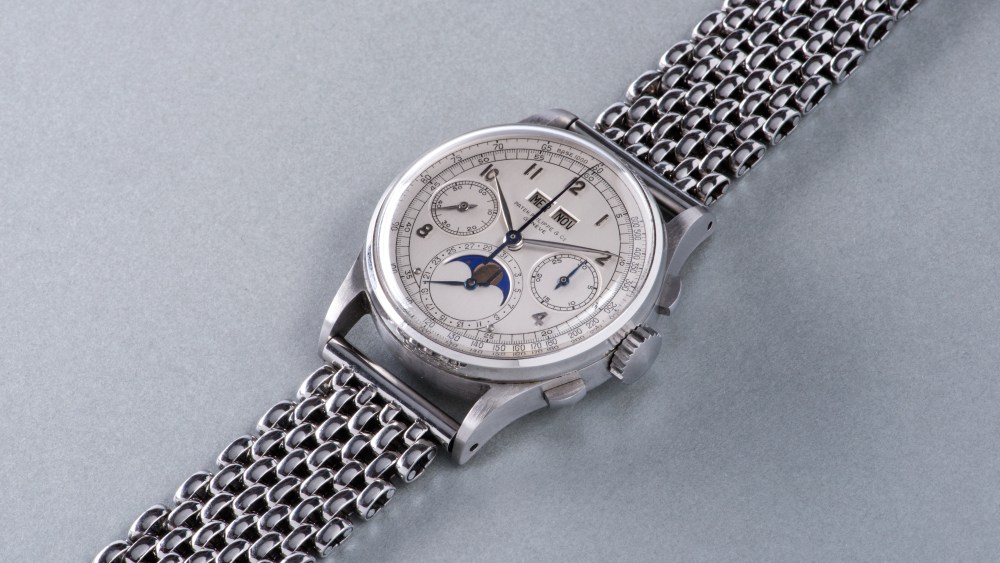 The record-breaking Patek Philippe watch.