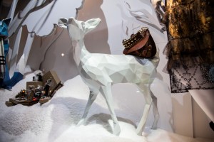 The holiday windows at Harrods