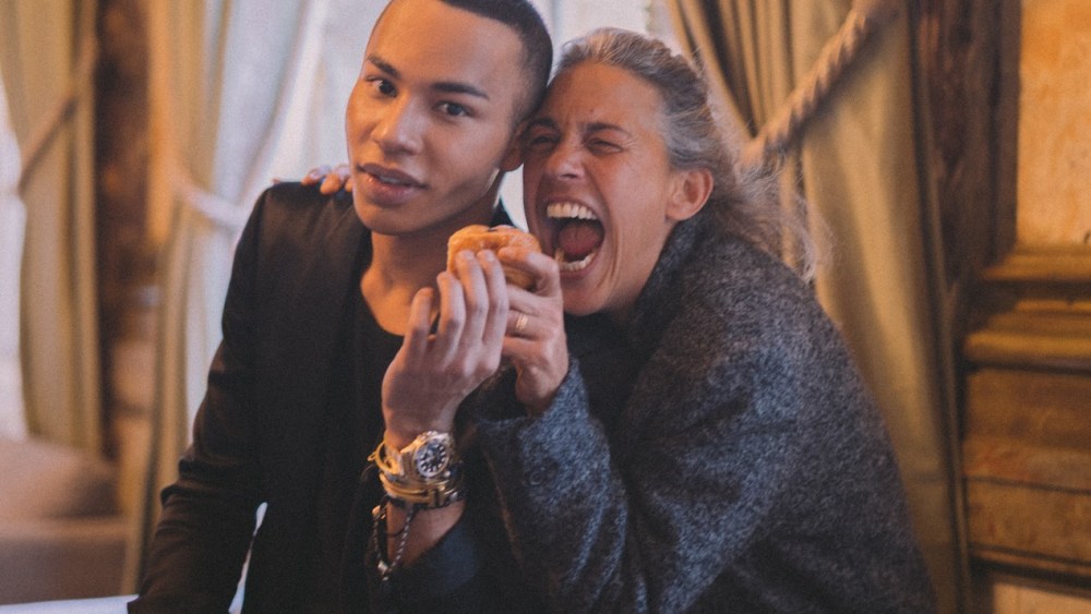 Olivier Rousteing and Isabel Marant