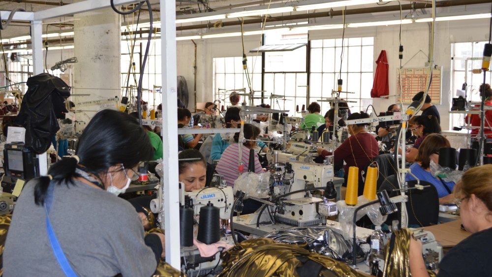 American Apparel factory Los Angeles