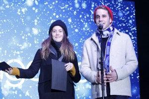Laura Dreyfuss and Ben Platt