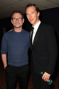 Christian Slater and Benedict Cumberbatch