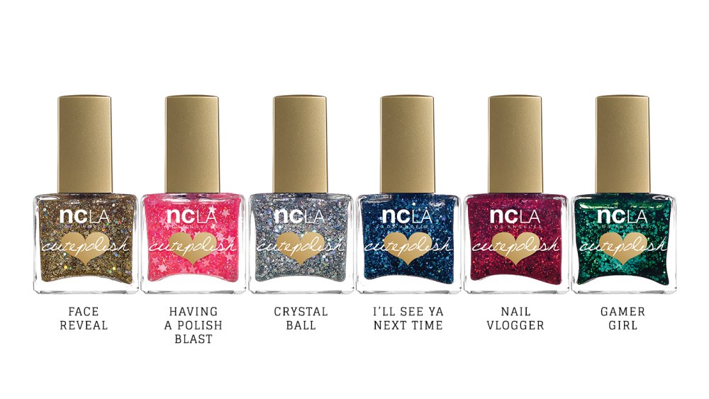 Polishes from the collaboration between NCLA and CutePolish.