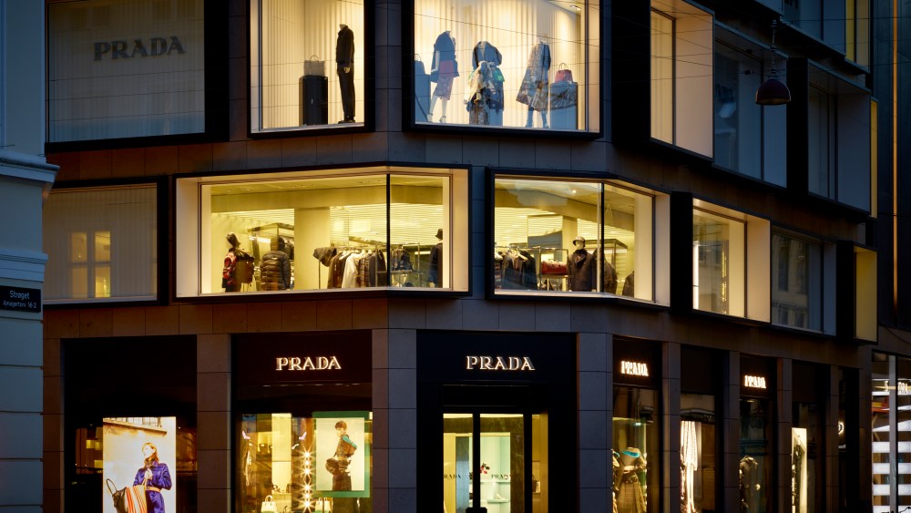 Prada's flagship in Copenhagen.