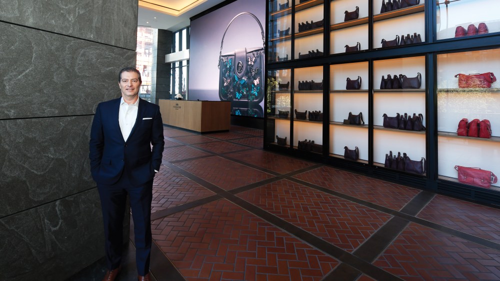Todd Kahn at coach’s Hudson Yards headquarters.