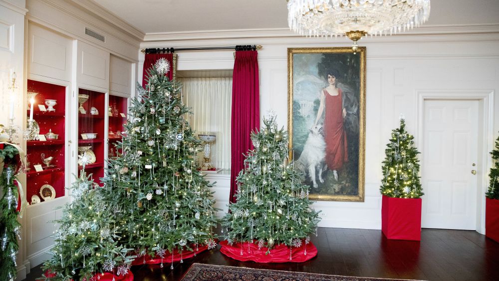 Michelle Obama Unveils Holiday Decorations at White House