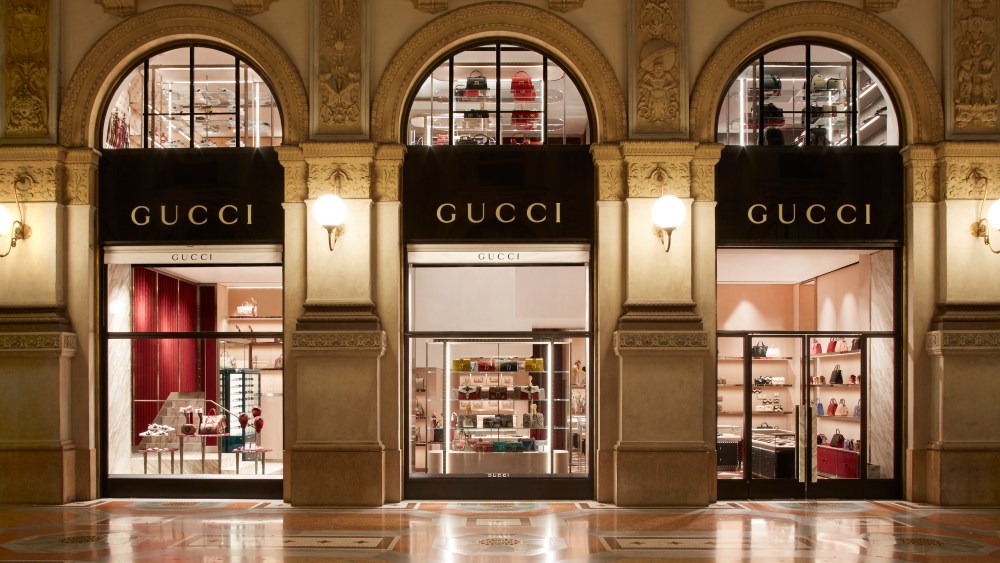 Gucci's renovated store in Milan.
