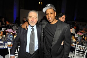 Robert De Niro and Jay Z amfAR gala,