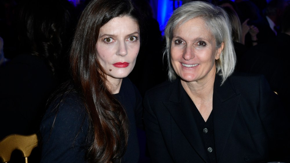 Chiara Mastroianni and Maria-Grazia Chiuri