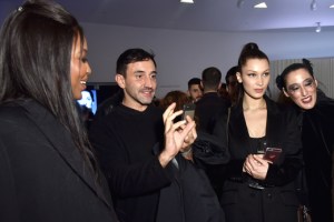 naomi Campbell, Riccardo Tisci, Bella Hadid and Ladyfag