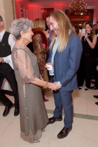 Joan Burstein and John Galliano