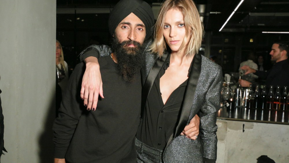 Waris Ahluwalia and Anja Rubik