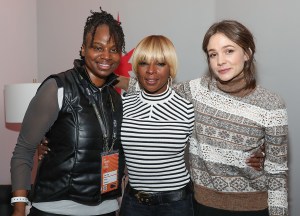 Dee Rees, Mary J. Blige at the "Mudbound" party