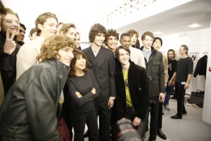 Backstage at Hermès Men's Fall 2017