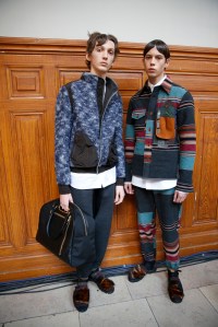 Backstage at Kolor Men's Fall 2017