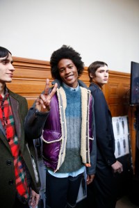 Backstage at Kolor Men's Fall 2017
