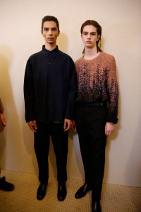 Backstage at Lemaire Men's Fall 2017