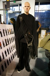Backstage at Rick Owens Men's Fall 2017